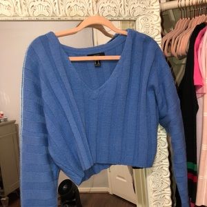 Forever 21. Cute blue and brown sweaters.